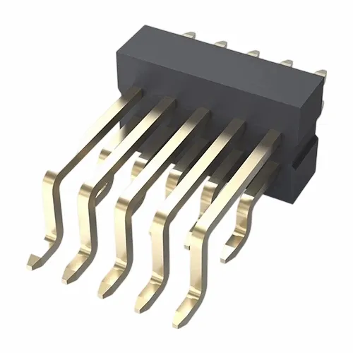 1,0 мм заглавка на щифта двоен ред десен ъгъл smt