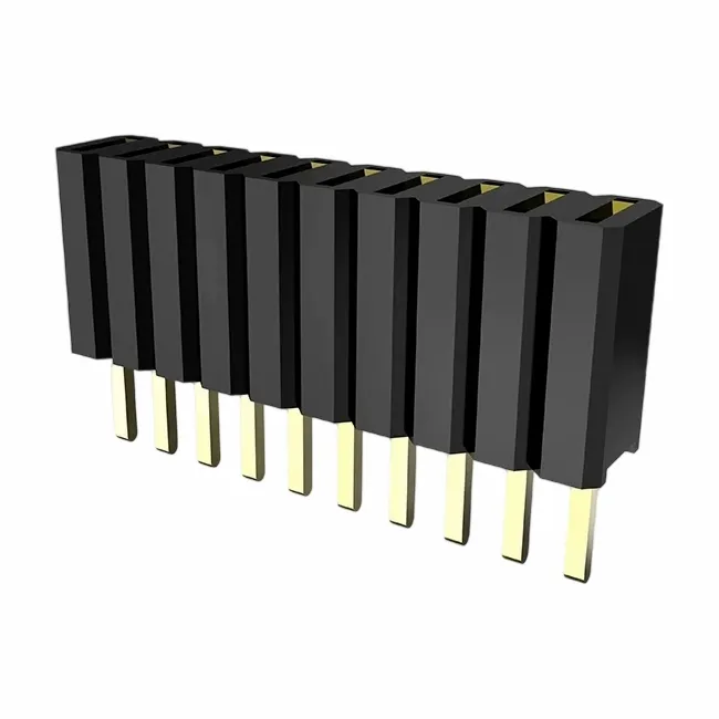 1.27x2.54mm женски заглавка с двоен ред потапяне