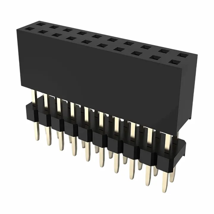 2,0 мм женска заглавка Двоен ред права персонализирана височина