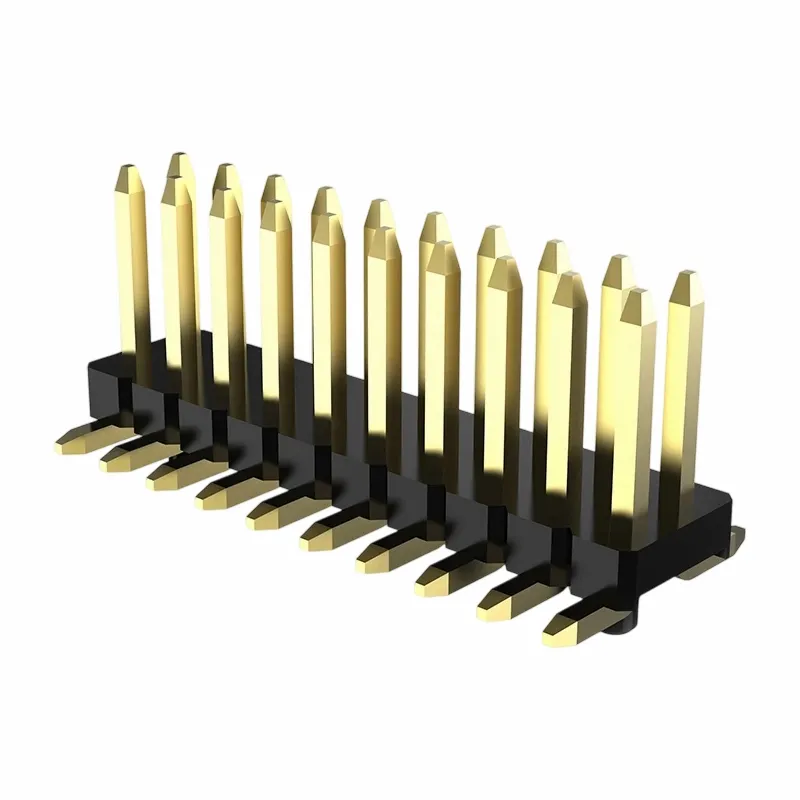 2,0 мм заглавка на щифта с двоен ред smt