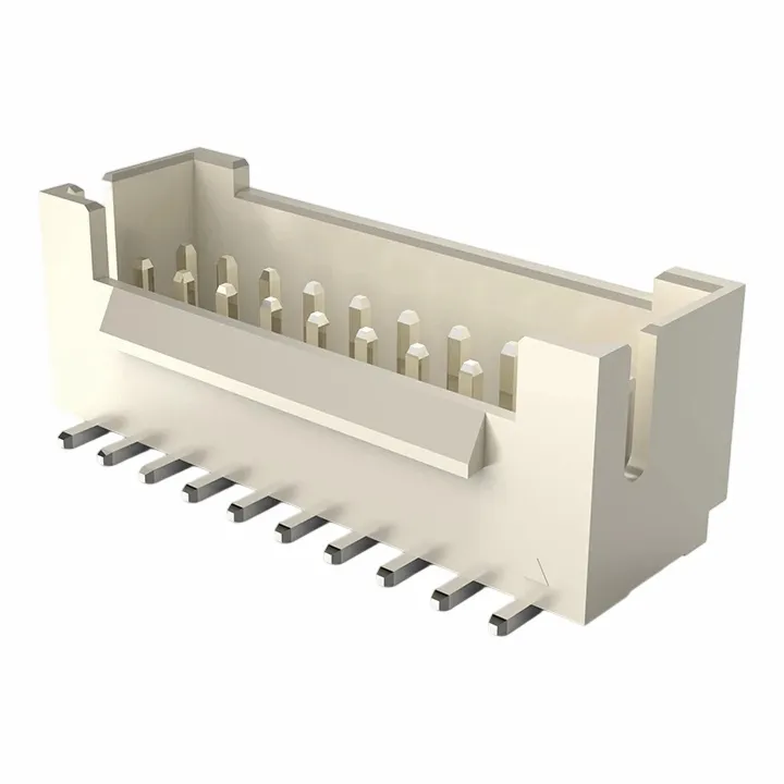 2,0 мм вафла с едноредов страничен вход SMD