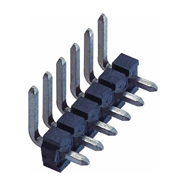 5.08 мм заглавие на пина Единичен ред десен ъгъл потапяне